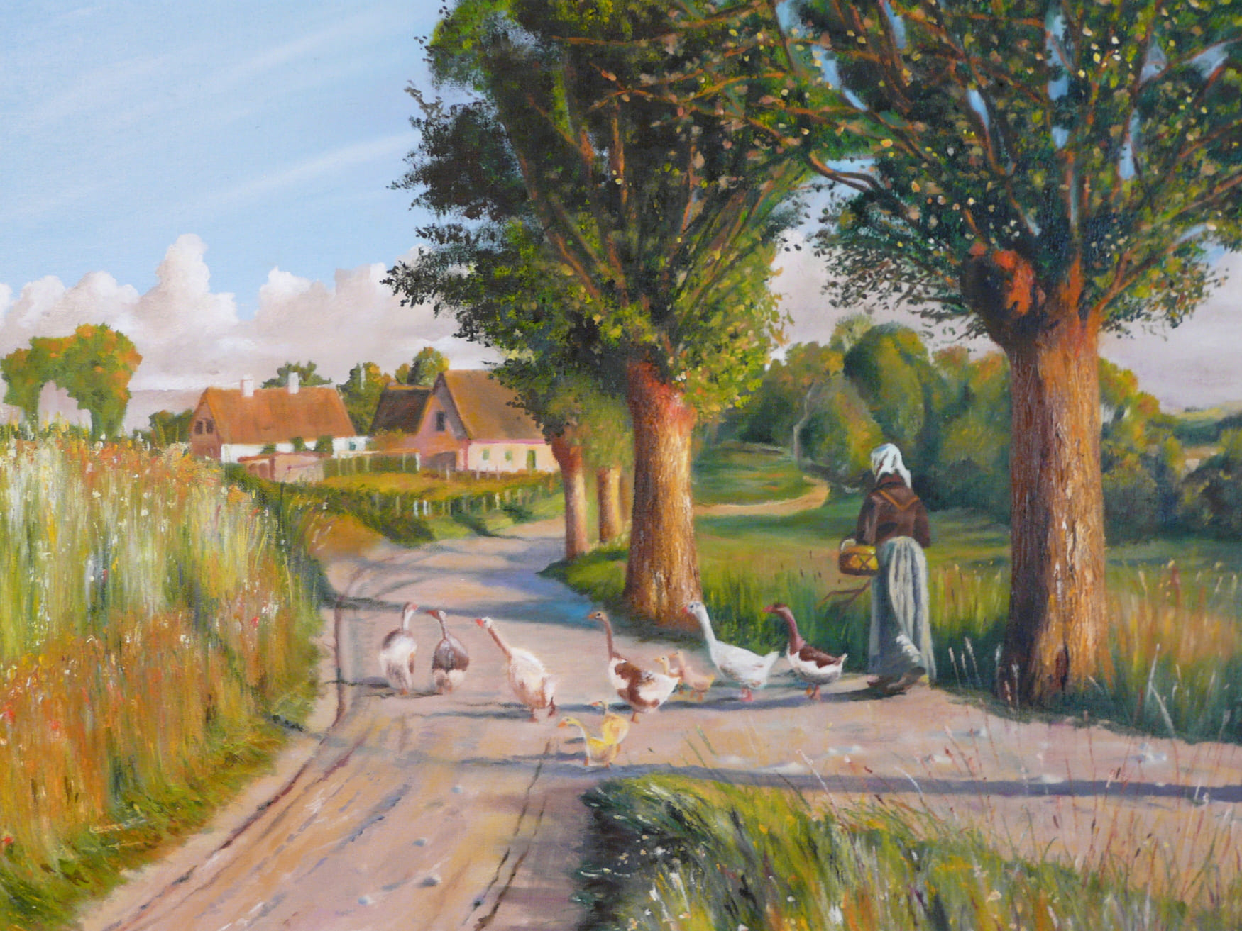 La fermière - 2010 - Huile sur toile - 61x50 cm